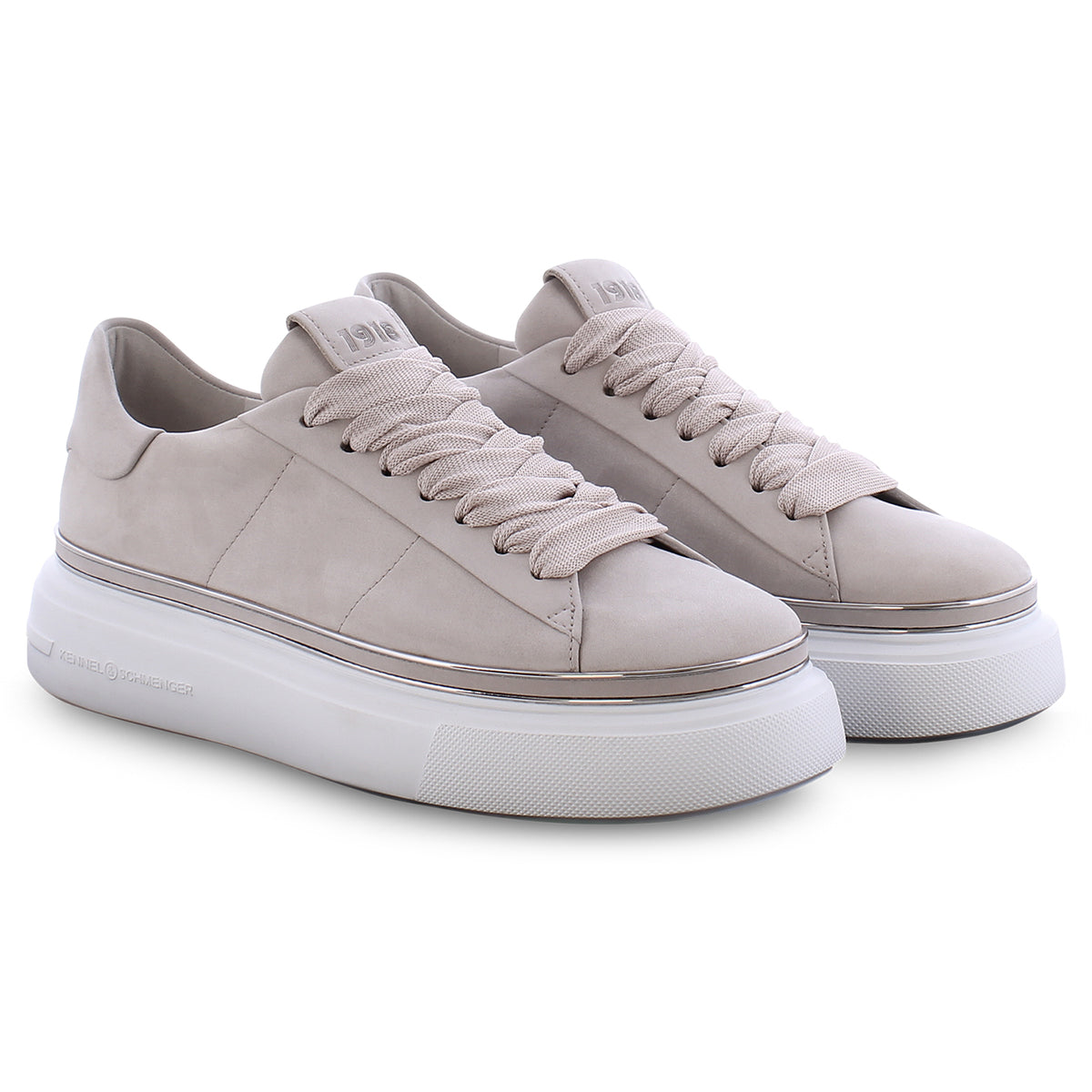 Kennel & Schmenger Elan beige nubuck leather sneakers, No19 Boutique