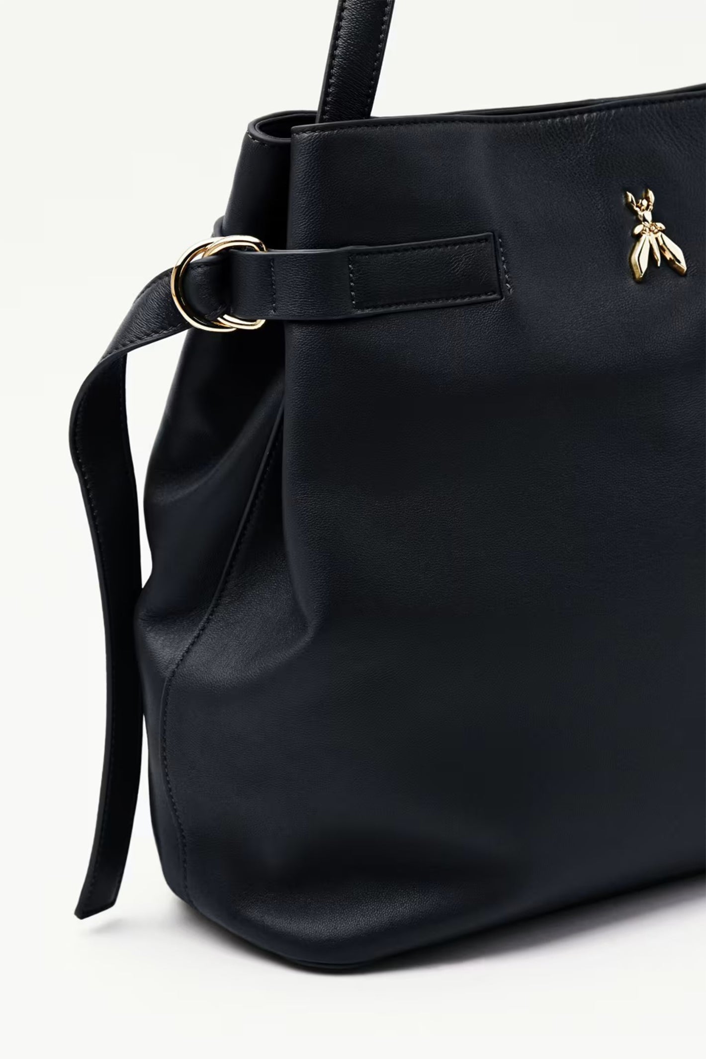 Patrizia Pepe 2B0150 Borsa Black Bucket Bag*