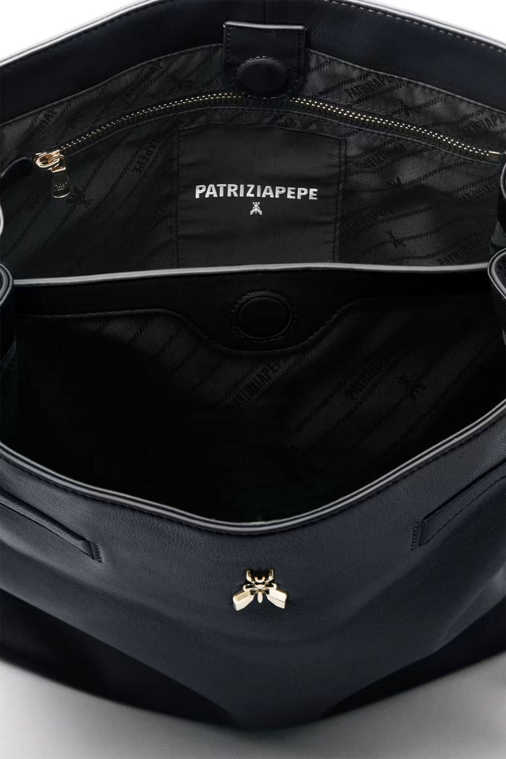 Patrizia Pepe 2B0150 Borsa Black Bucket Bag*