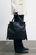 Patrizia Pepe 2B0150 Borsa Black Bucket Bag*