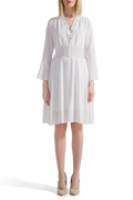 Amaricandreams Sally Solid White Short Dress