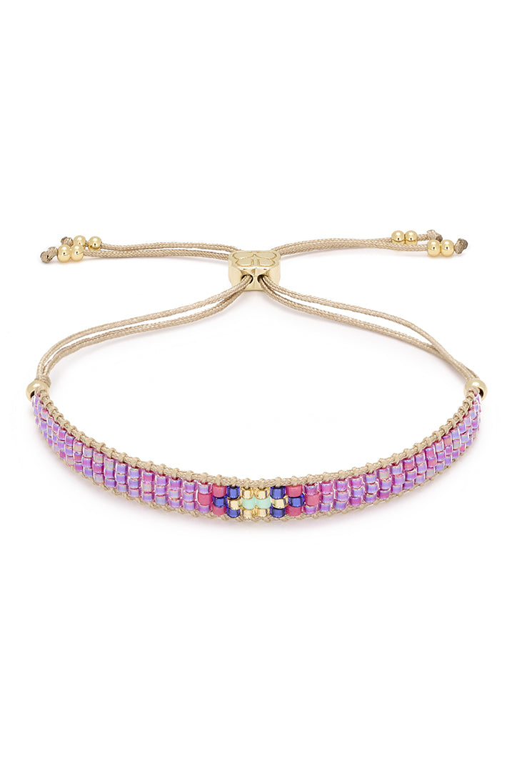 Boho Betty Jump Lilac Purple Friendship Bracelet MBJLIGLD No.22, packshot