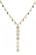 Boho Betty Ajna Gold Chakra Necklace No.43 NLCTBDGLDVB