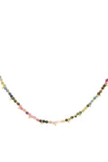Boho Betty Salus Tourmaline Multicolour Gold Necklace NLWETOGLD No.50, packshot