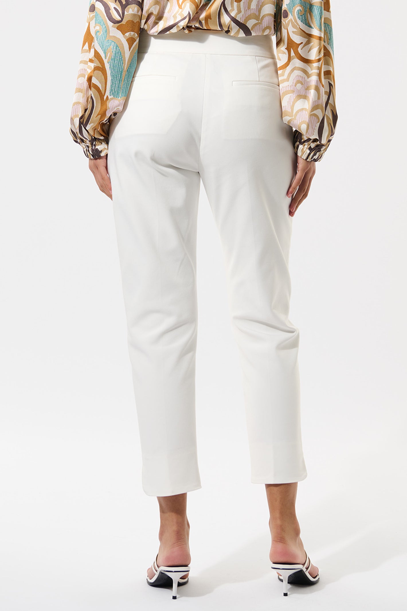 Dea Kudibal 0360125 Camettidea Natural White Slim Fit Trousers
