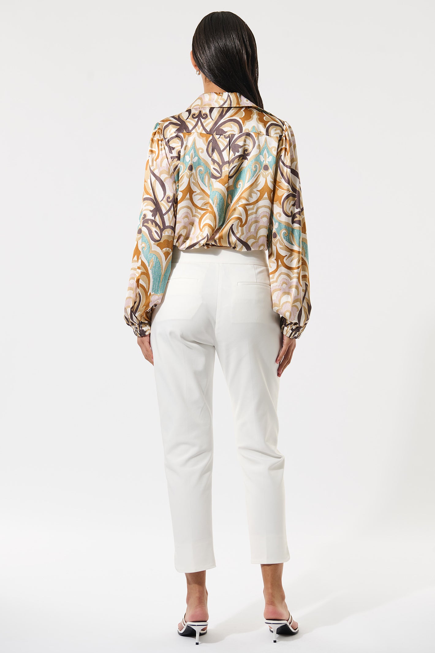 Dea Kudibal 0360125 Camettidea Natural White Slim Fit Trousers