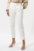 Dea Kudibal 0360125 Camettidea Natural White Slim Fit Trousers