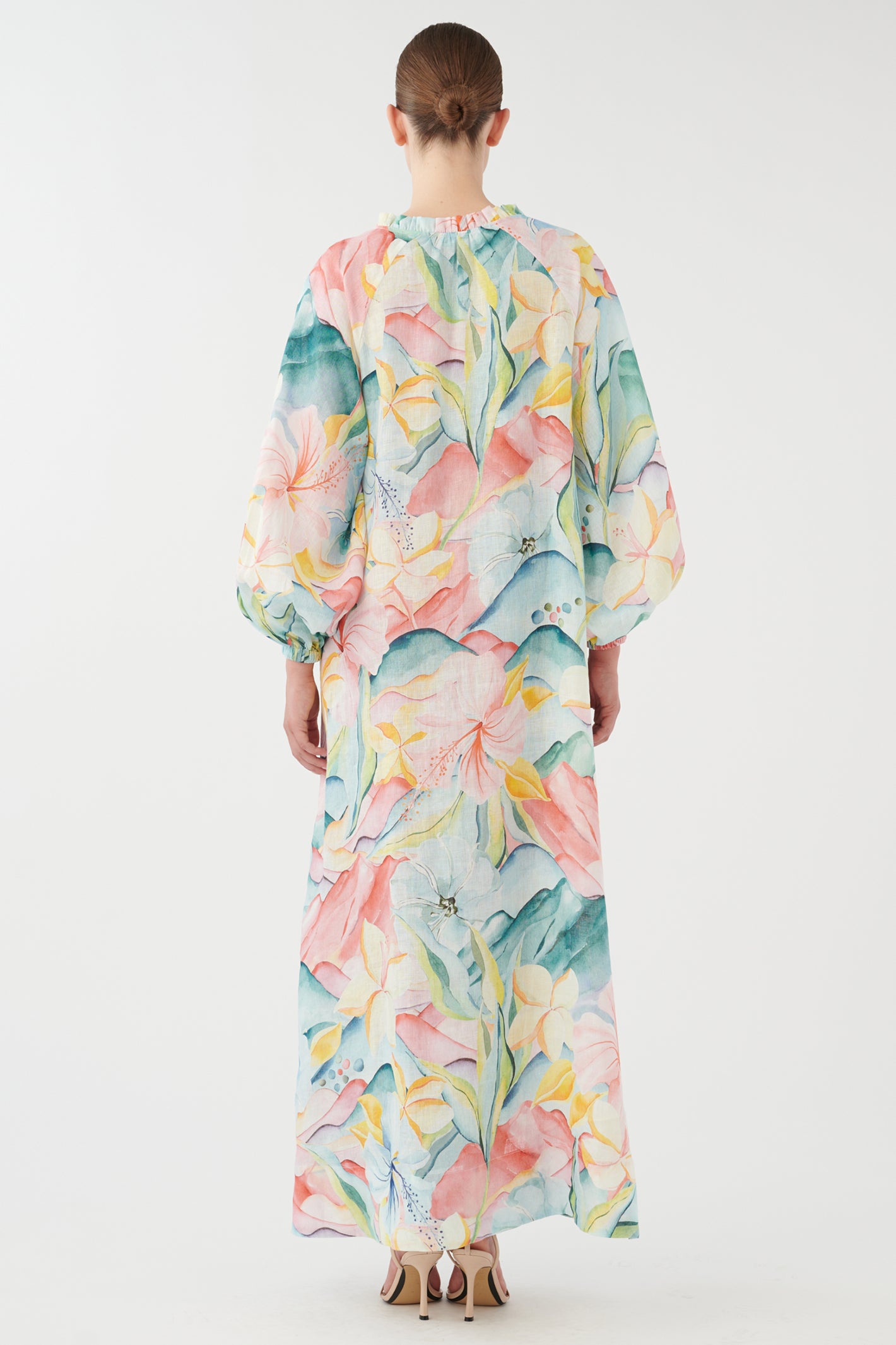 Dea Kudibal 0540124 Zaira NS Multicolour Desert Print Maxi Dress