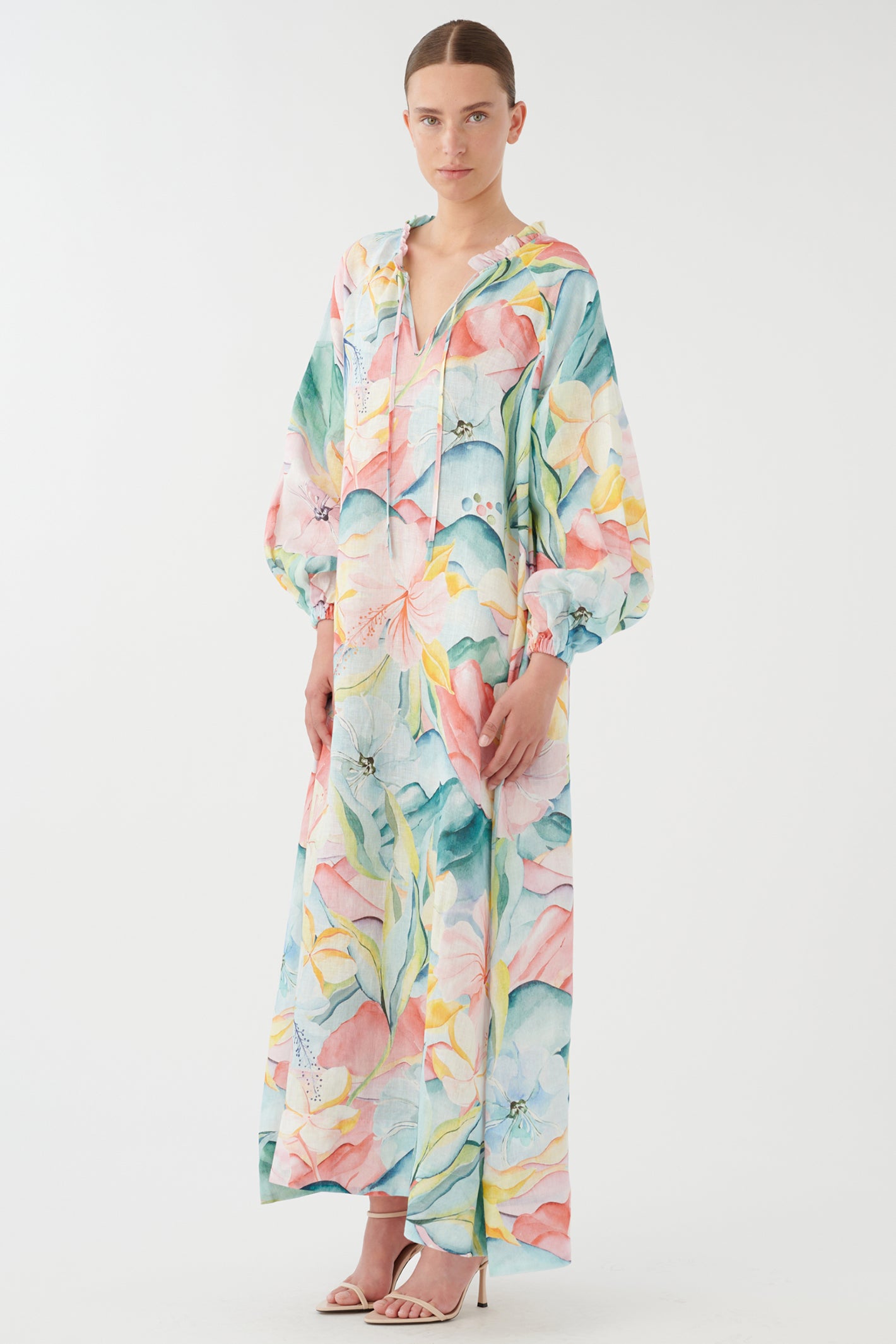 Dea Kudibal 0540124 Zaira NS Multicolour Desert Print Maxi Dress