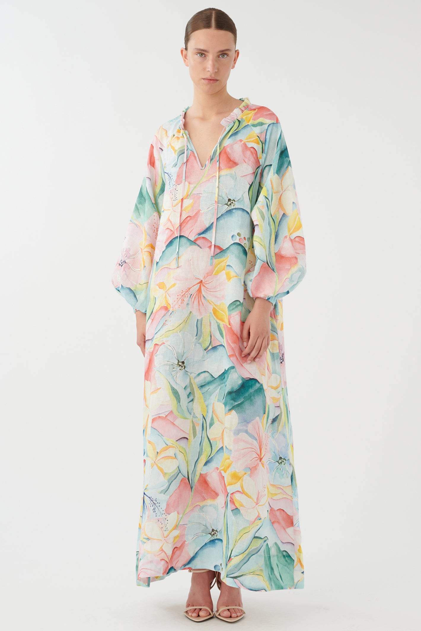 Dea Kudibal 0540124 Zaira NS Multicolour Desert Print Maxi Dress