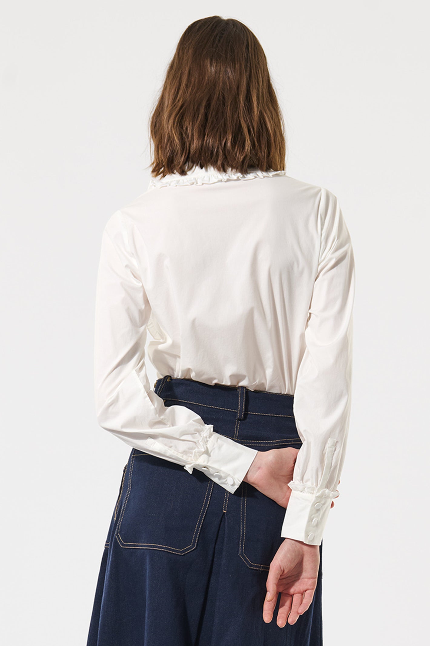 Dea Kudibal 1680125 Otilliadea Natural White Stretch Cotton Shirt