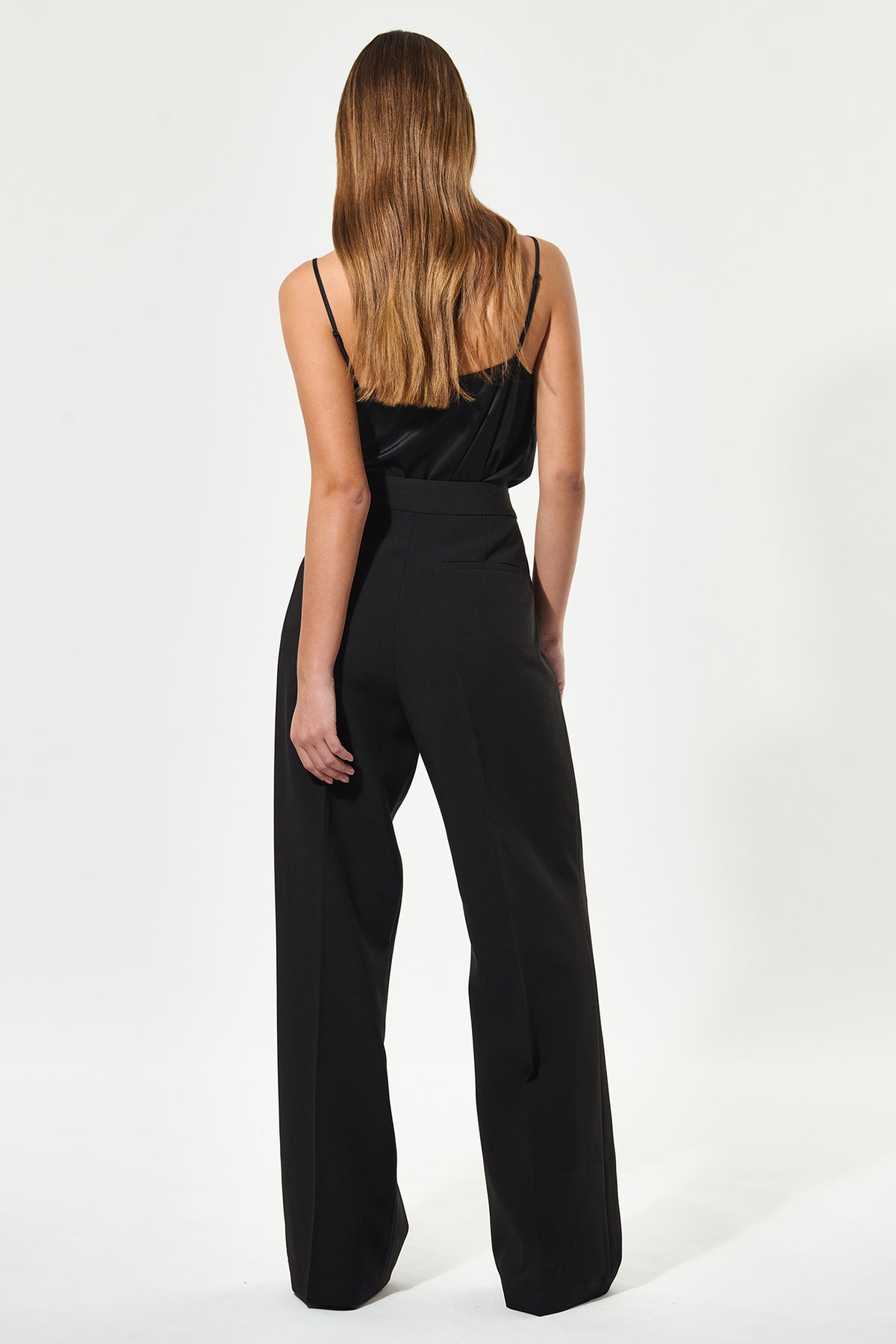 Dea Kudibal 2250725 isobelDea Trousers with Deco Buttons Black, back view