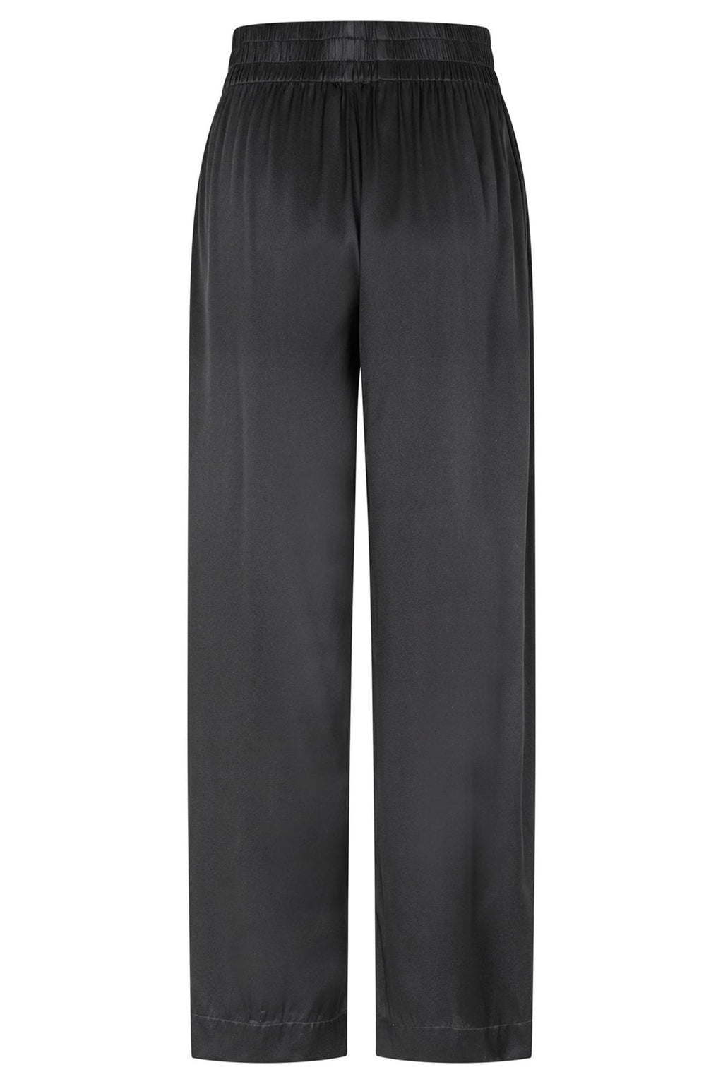 Dea Kudibal 2321024 Margodea Black Stretch Silk Wide Leg Trousers
