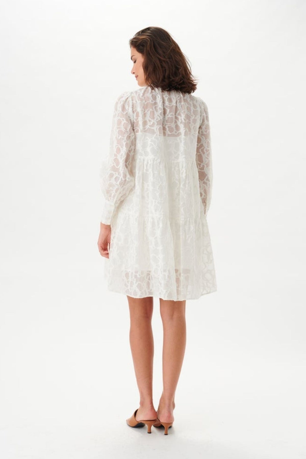 Dea Kudibal 440122NS Kindra Dress Nat. White, back view
