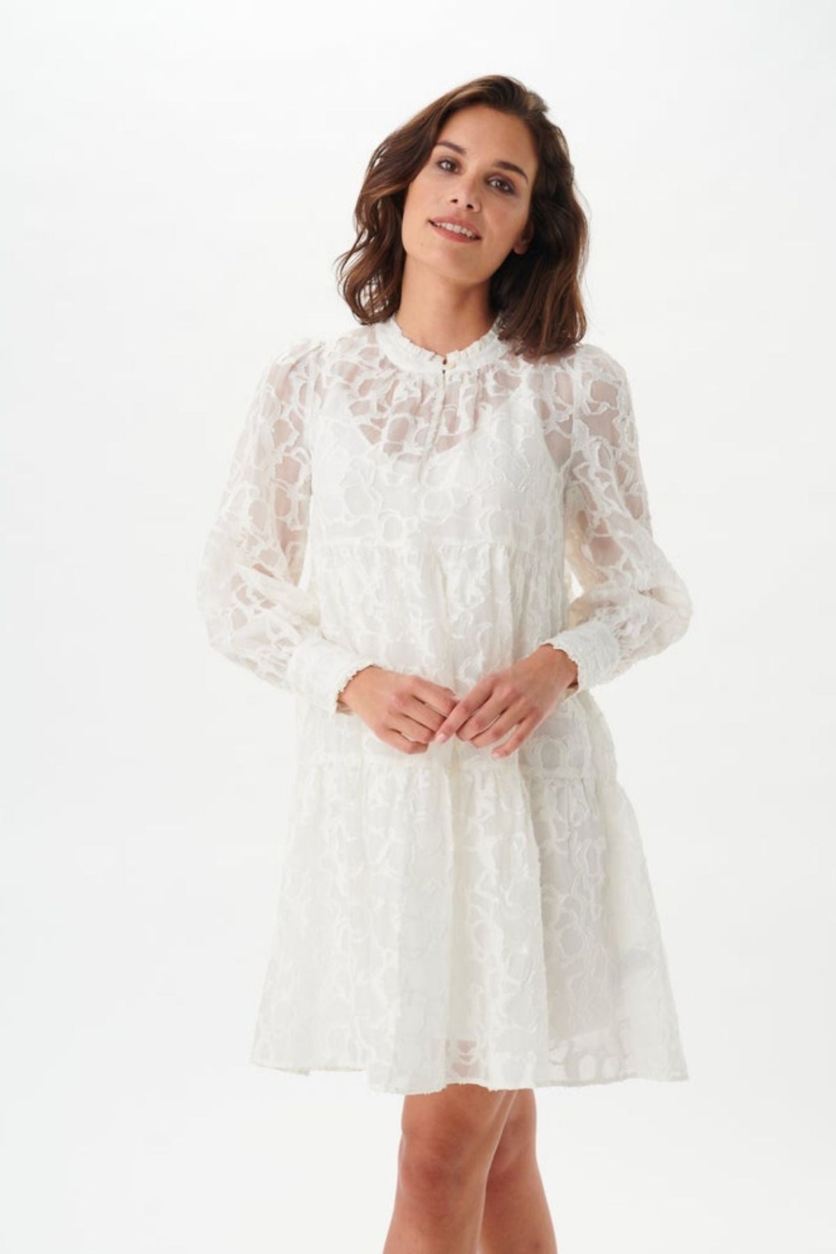 Dea Kudibal 440122NS Kindra Dress Nat. White, front view