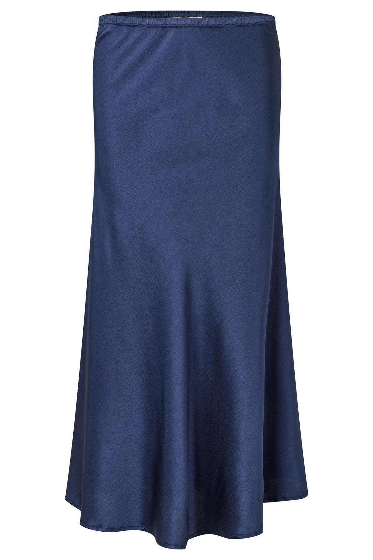 Dea Kudibal AdyDEA 2160125 Optical Blue Bias Cut Stretch Silk Skirt, product back view
