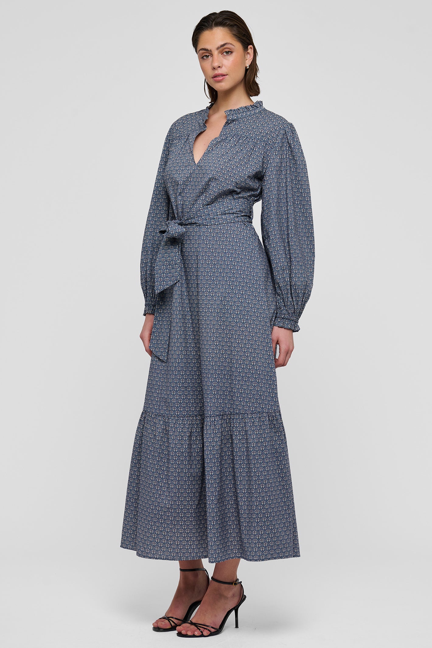 Dea Kudibal BelindaDEA 0470126 Embrace Blue Print Dress