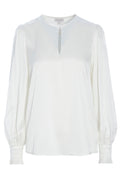 Dea Kudibal Bienna 09-0123 Natural White Keyhole Blouse, front view