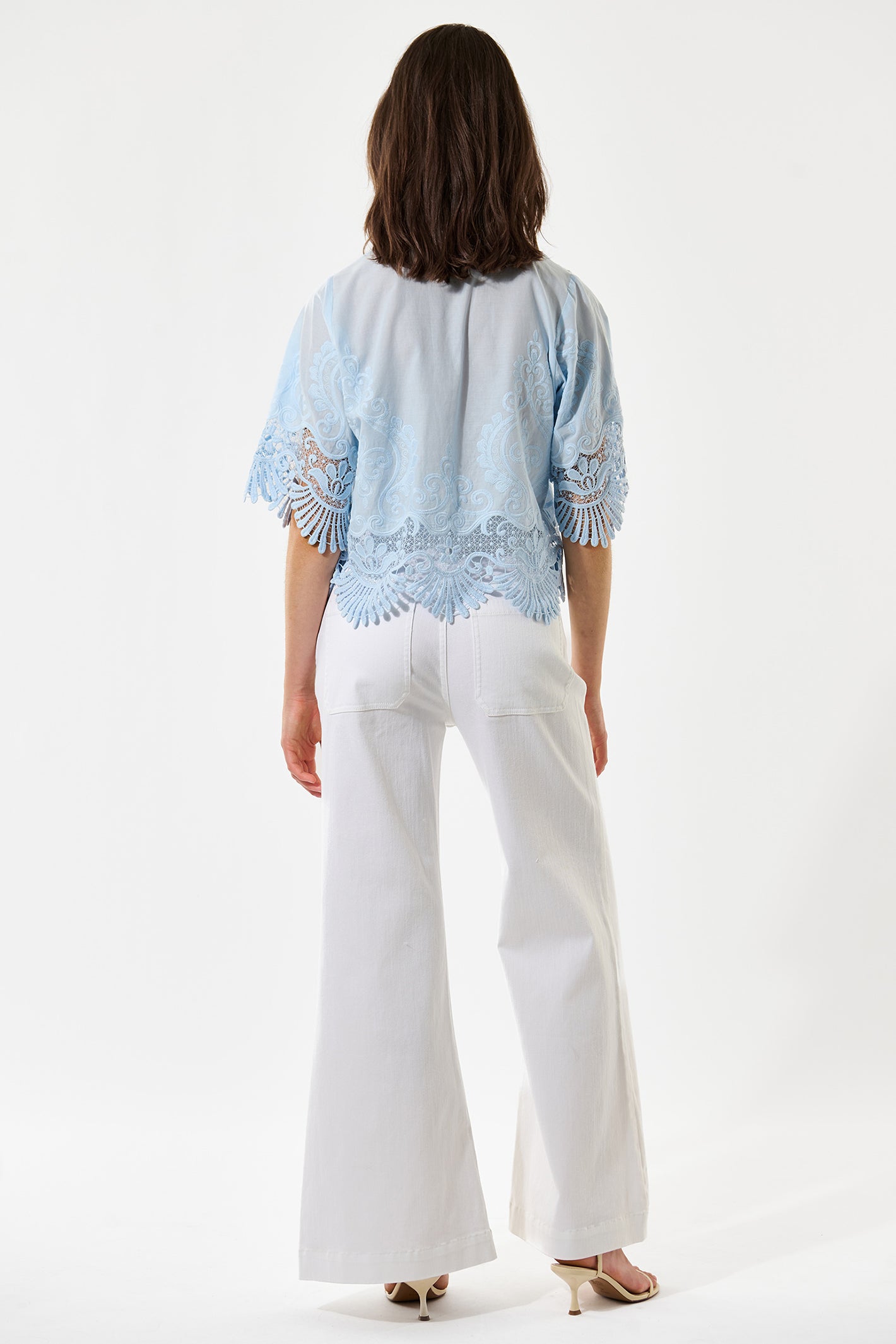 Dea Kudibal BlondieDea Blue Skyway Lace Blouse 1990326