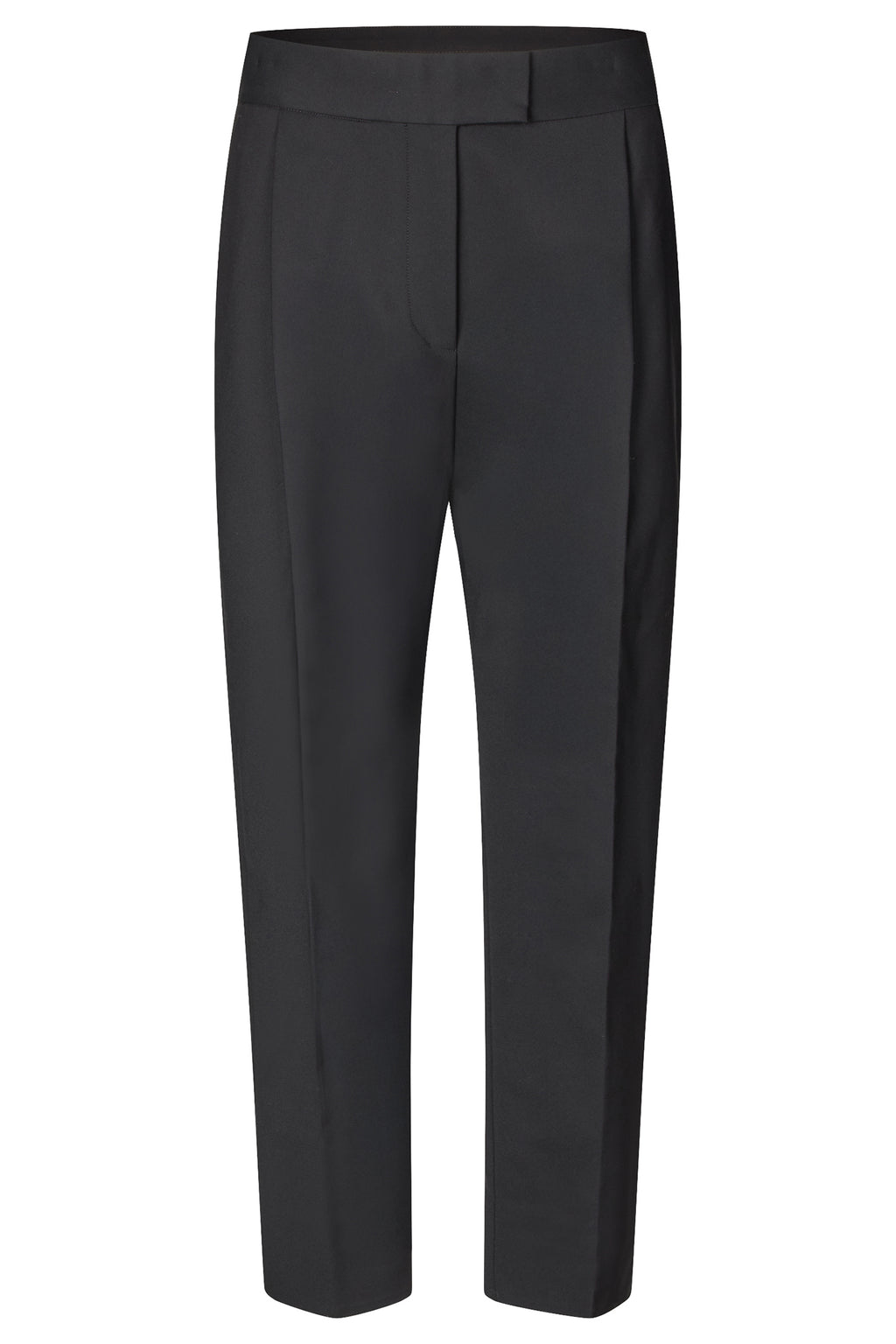 Black dress pants on a white background