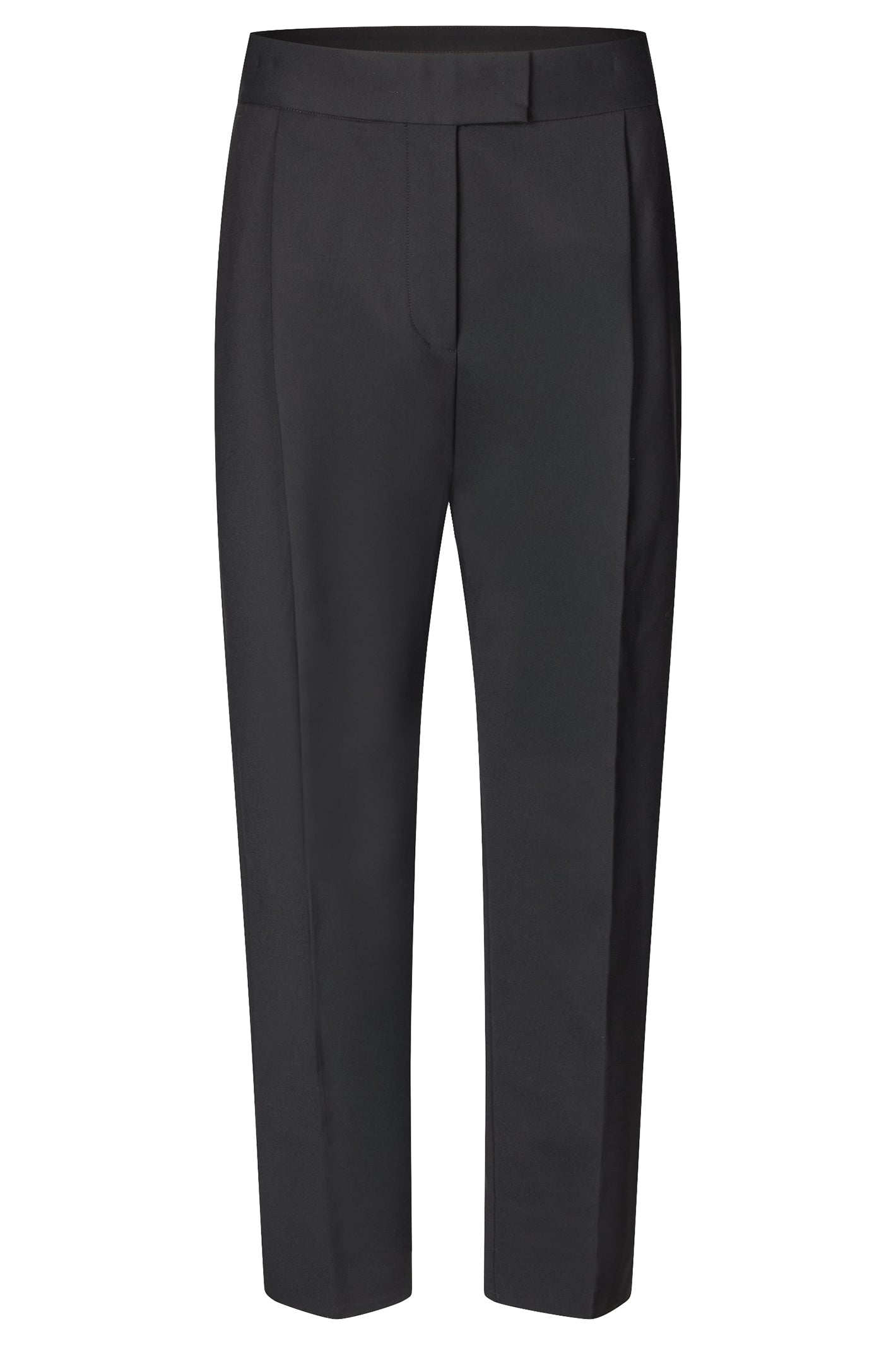 Black dress pants on a white background
