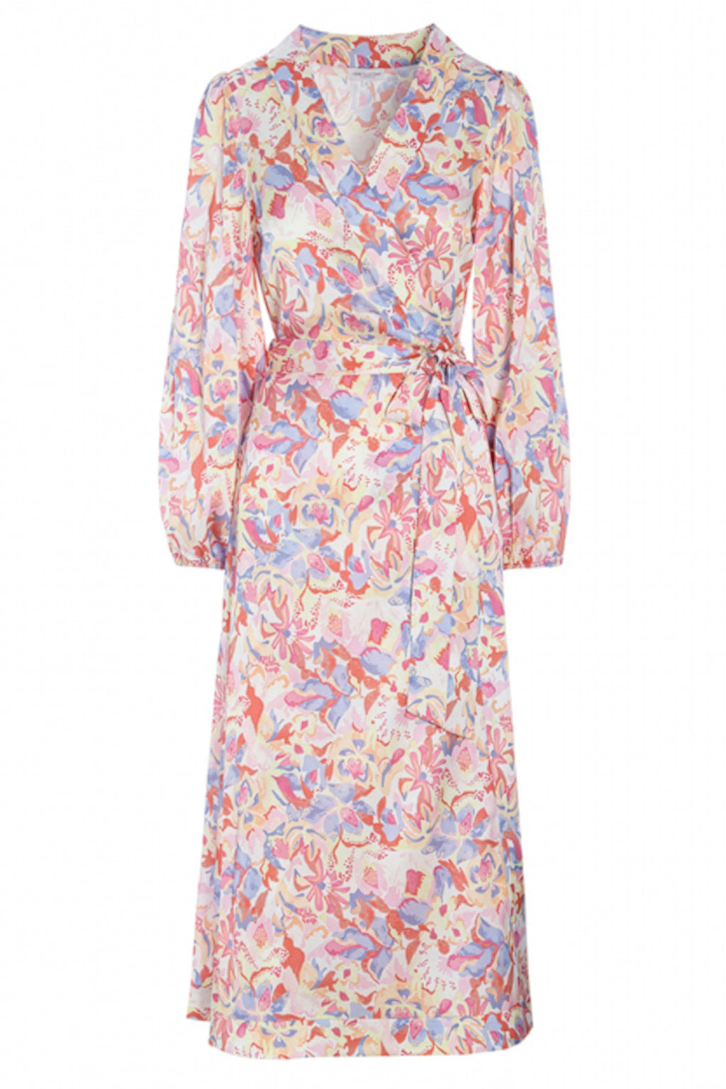 Dea Kudibal Carol 37-0123 Multicolour Floral Wrap Dress, front product view
