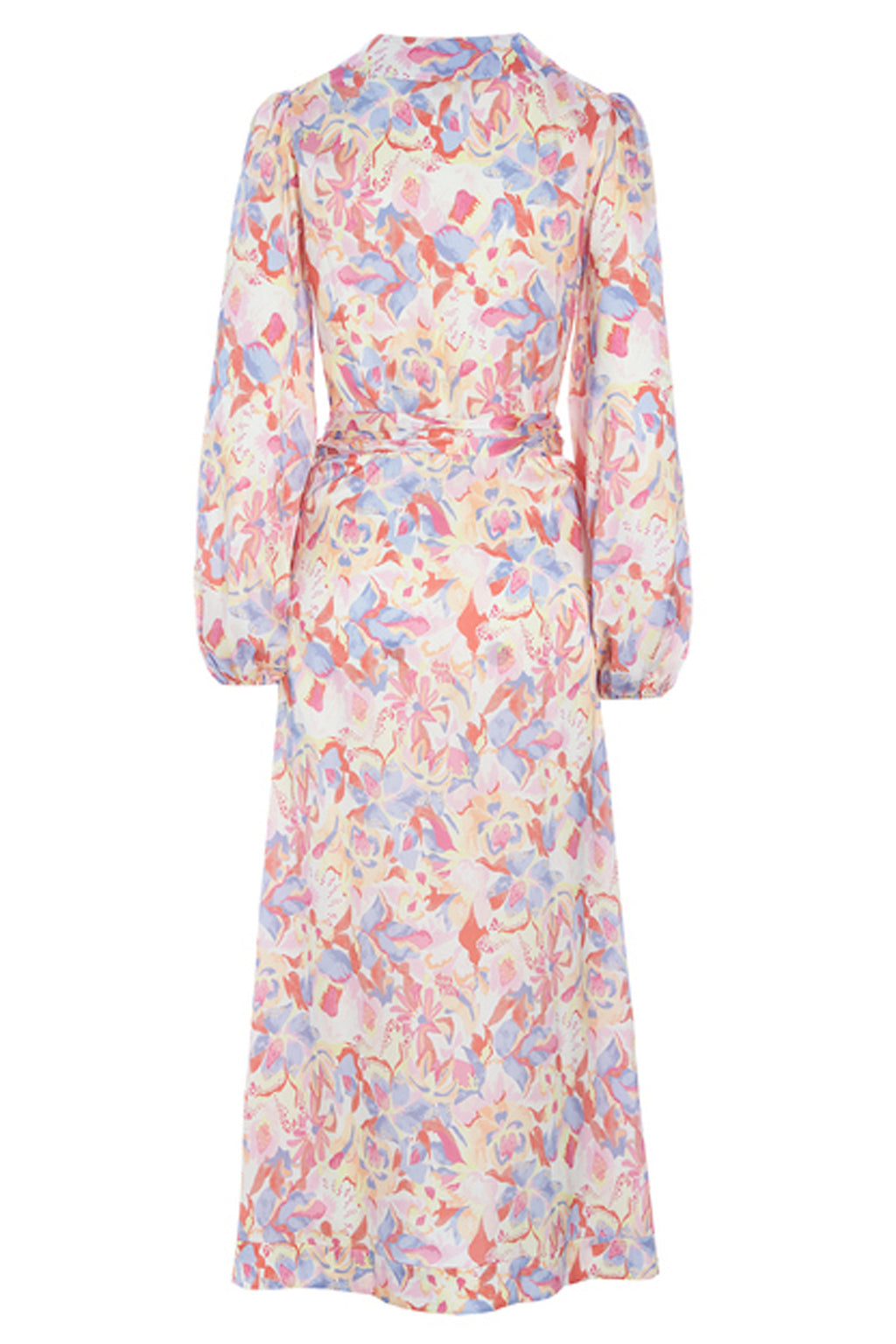 Dea Kudibal Carol 37-0123 Multicolour Floral Wrap Dress, back product view