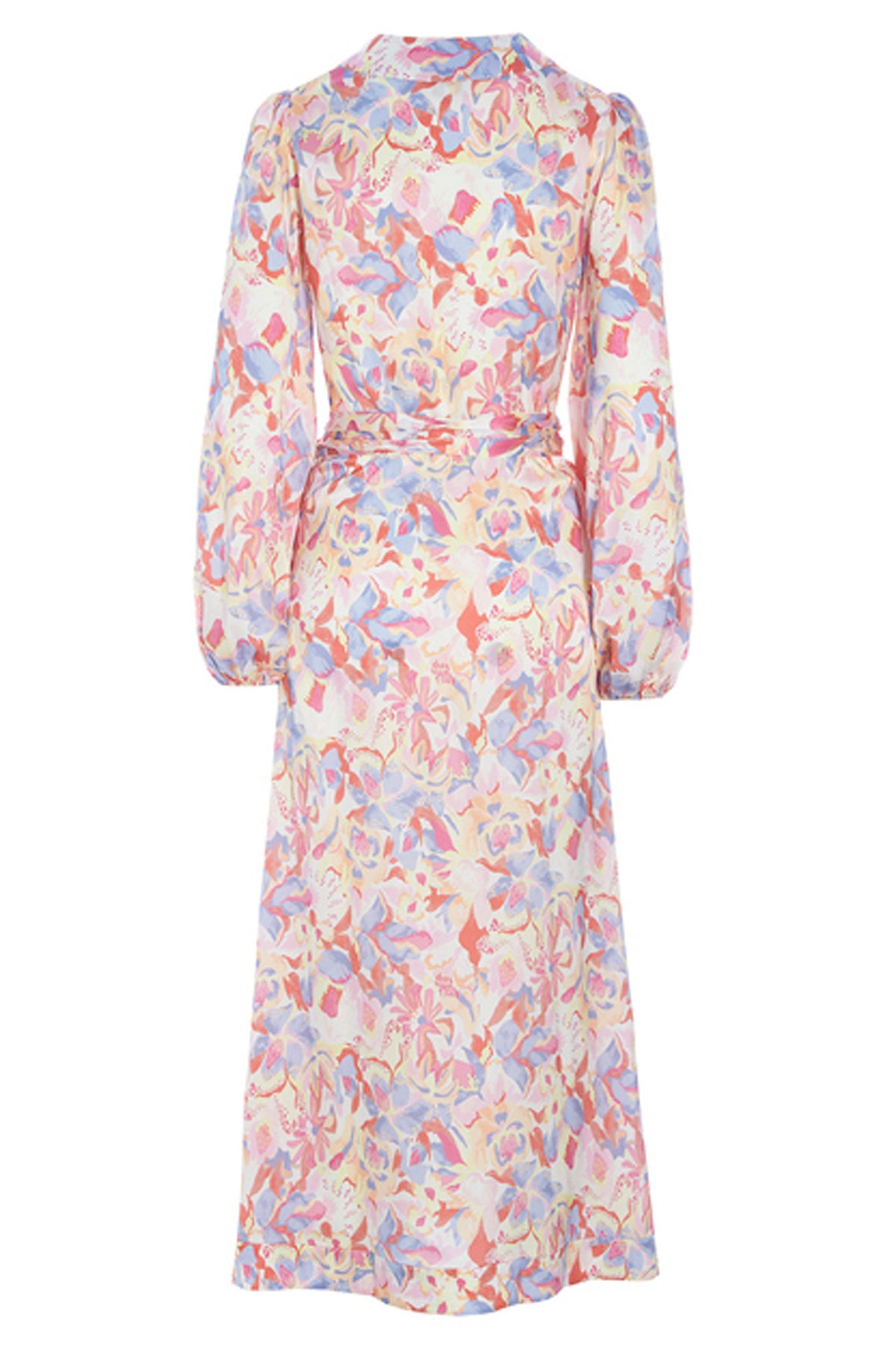 Dea Kudibal Carol 37-0123 Multicolour Floral Wrap Dress, back product view