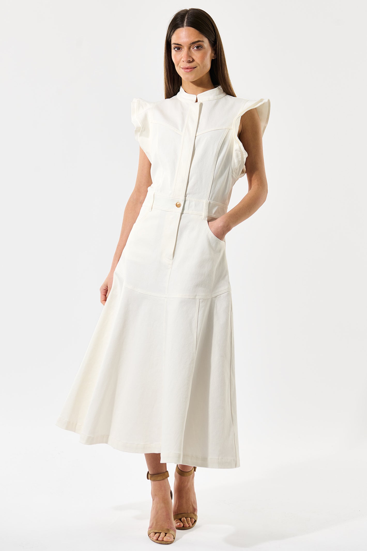 Dea Kudibal Devantidea 2160425 White Denim Dress