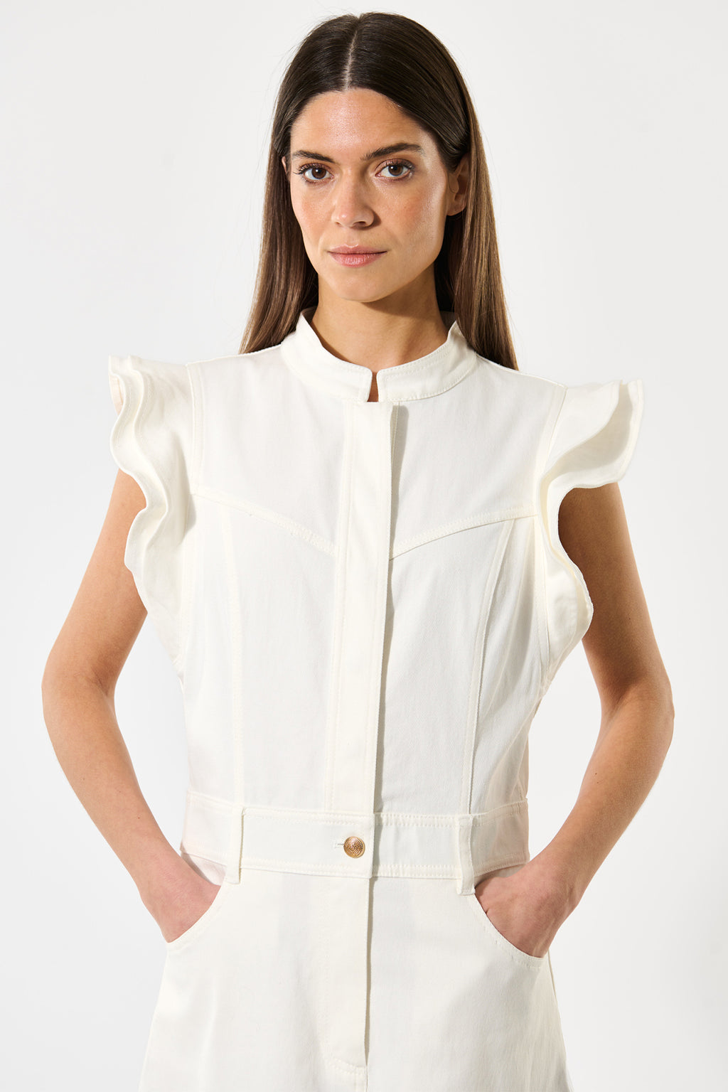 Dea Kudibal Devantidea 2160425 White Denim Dress