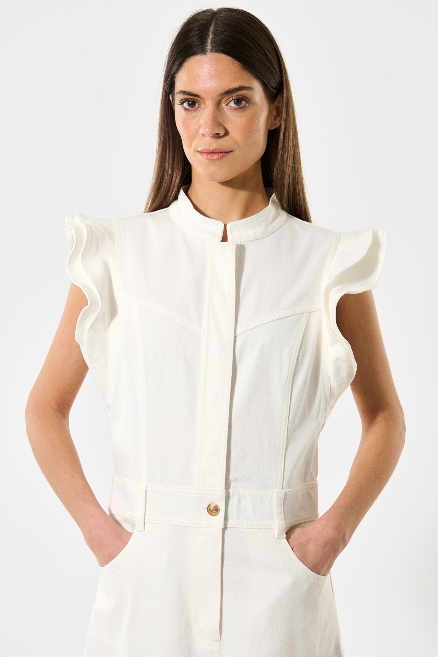 Dea Kudibal Devantidea 2160425 White Denim Dress