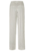 Dea Kudibal EvelinDEA 3080326 Beige Pinstripe Flare Trousers, product front view