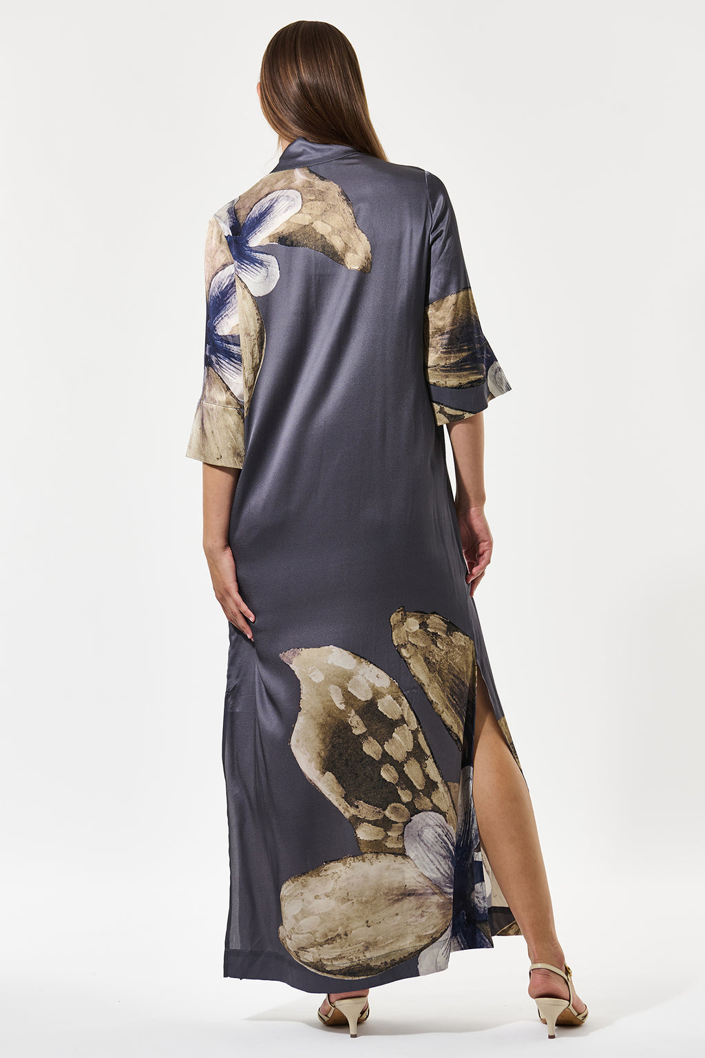 Dea Kudibal HelgaDEA 1250126 Belladonna Steel Grey Kimono Dress