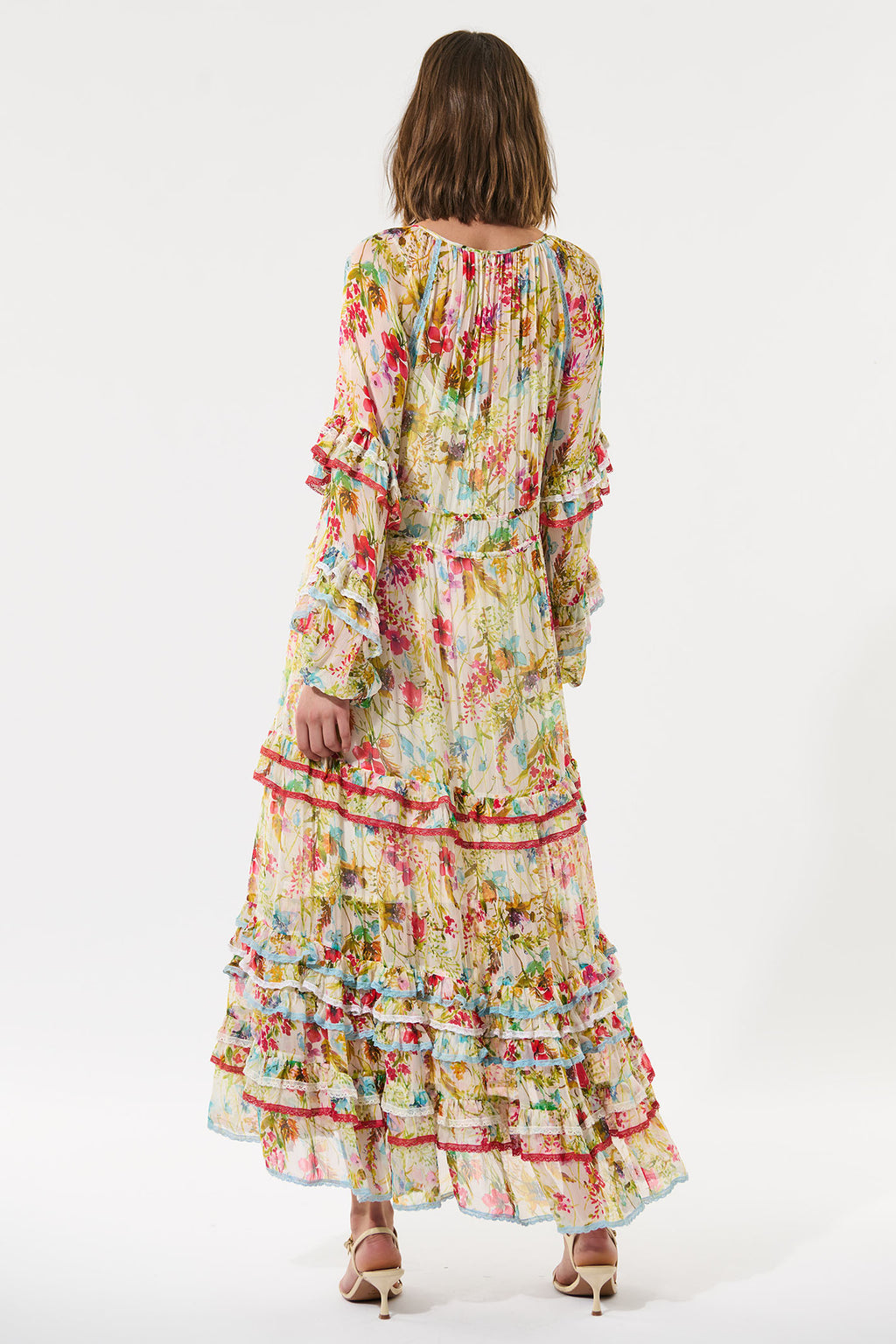 Dea Kudibal Juliettadea 0060125 Blossom Print Maxi Dress