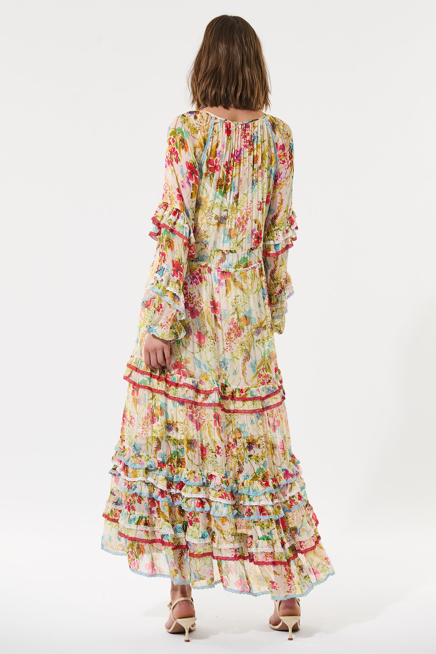 Dea Kudibal Juliettadea 0060125 Blossom Print Maxi Dress
