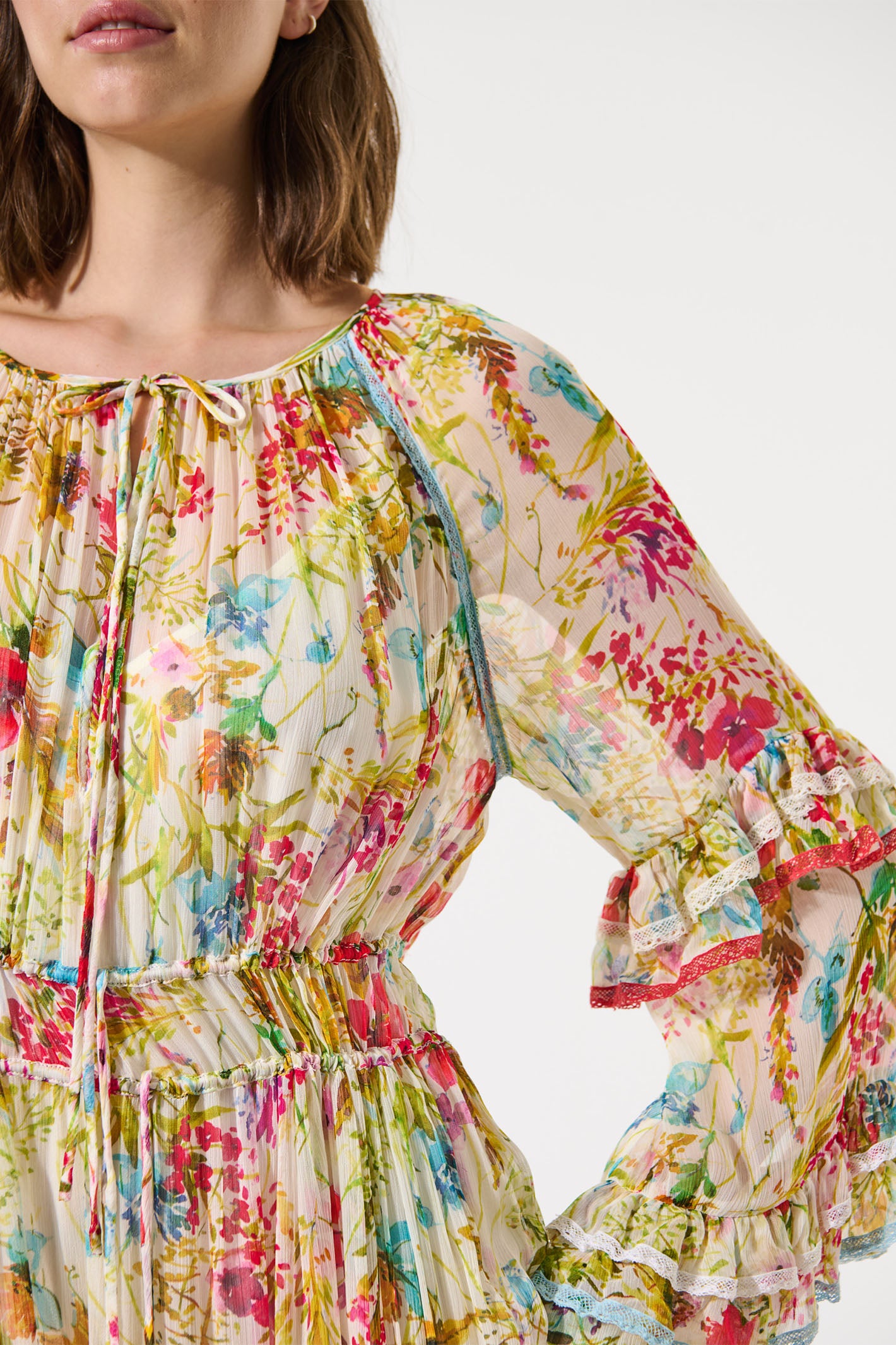 Dea Kudibal Juliettadea 0060125 Blossom Print Maxi Dress