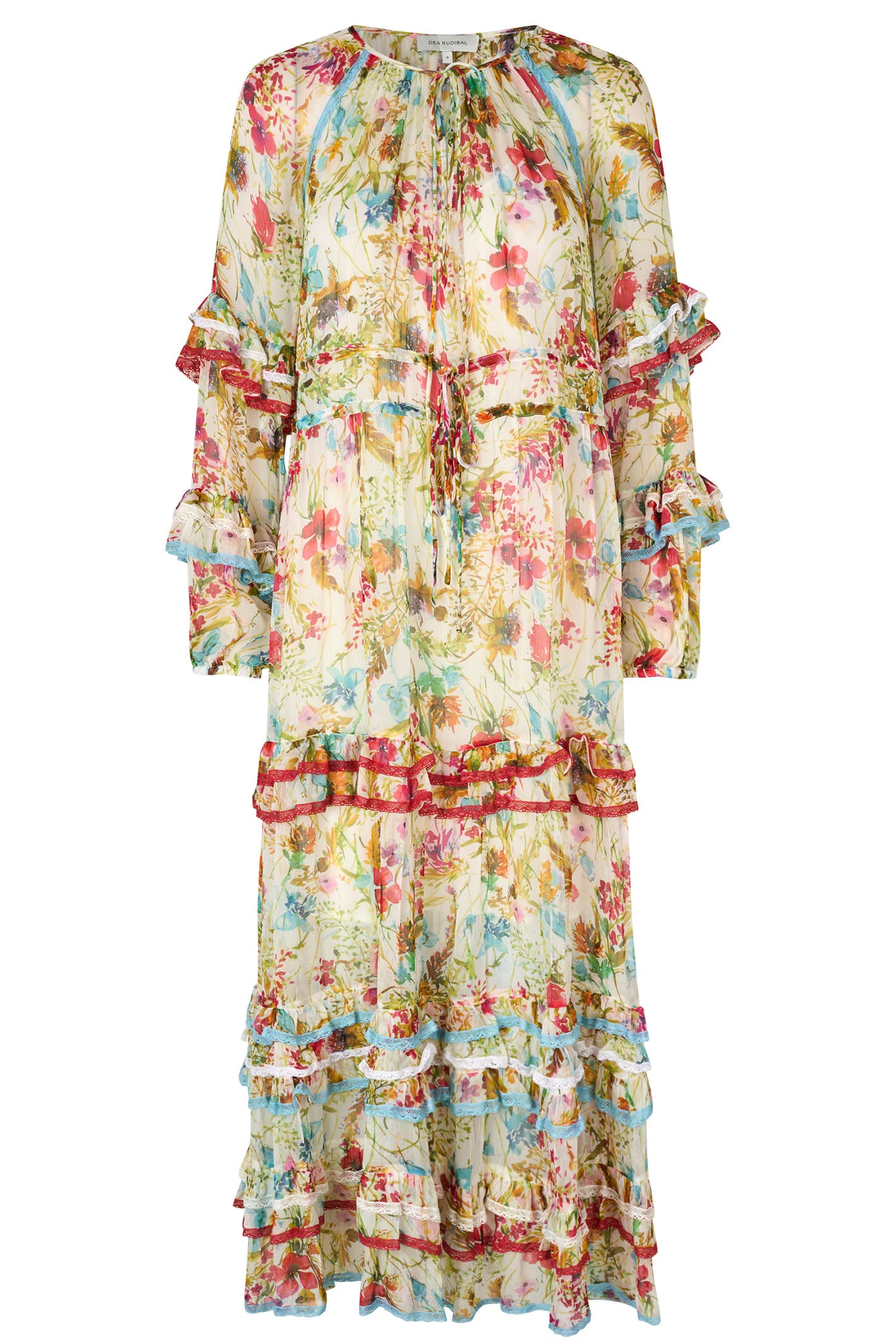 Dea Kudibal Juliettadea 0060125 Blossom Print Maxi Dress