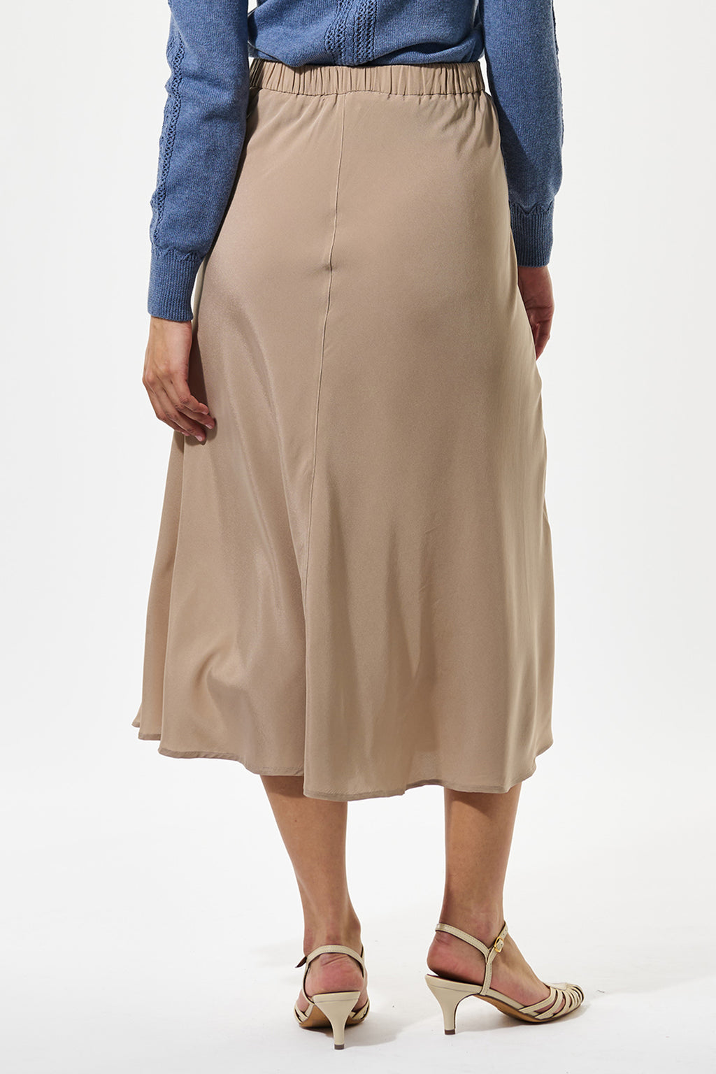 Dea Kudibal KelaDEA 0250126 Biscotti Bias Brown Cut Skirt