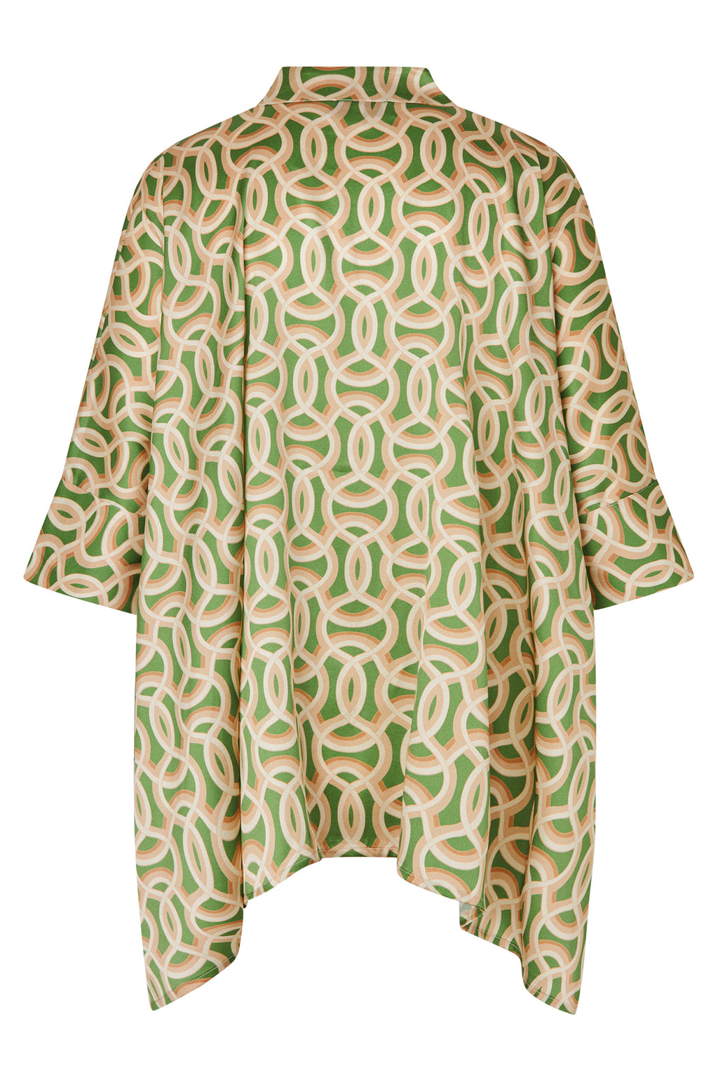 Dea Kudibal MandyDEA 2750326 Deuce Green Stand Collar Blouse, product front view