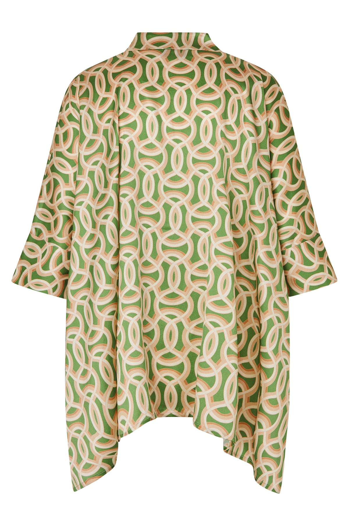 Dea Kudibal MandyDEA 2750326 Deuce Green Stand Collar Blouse, product front view