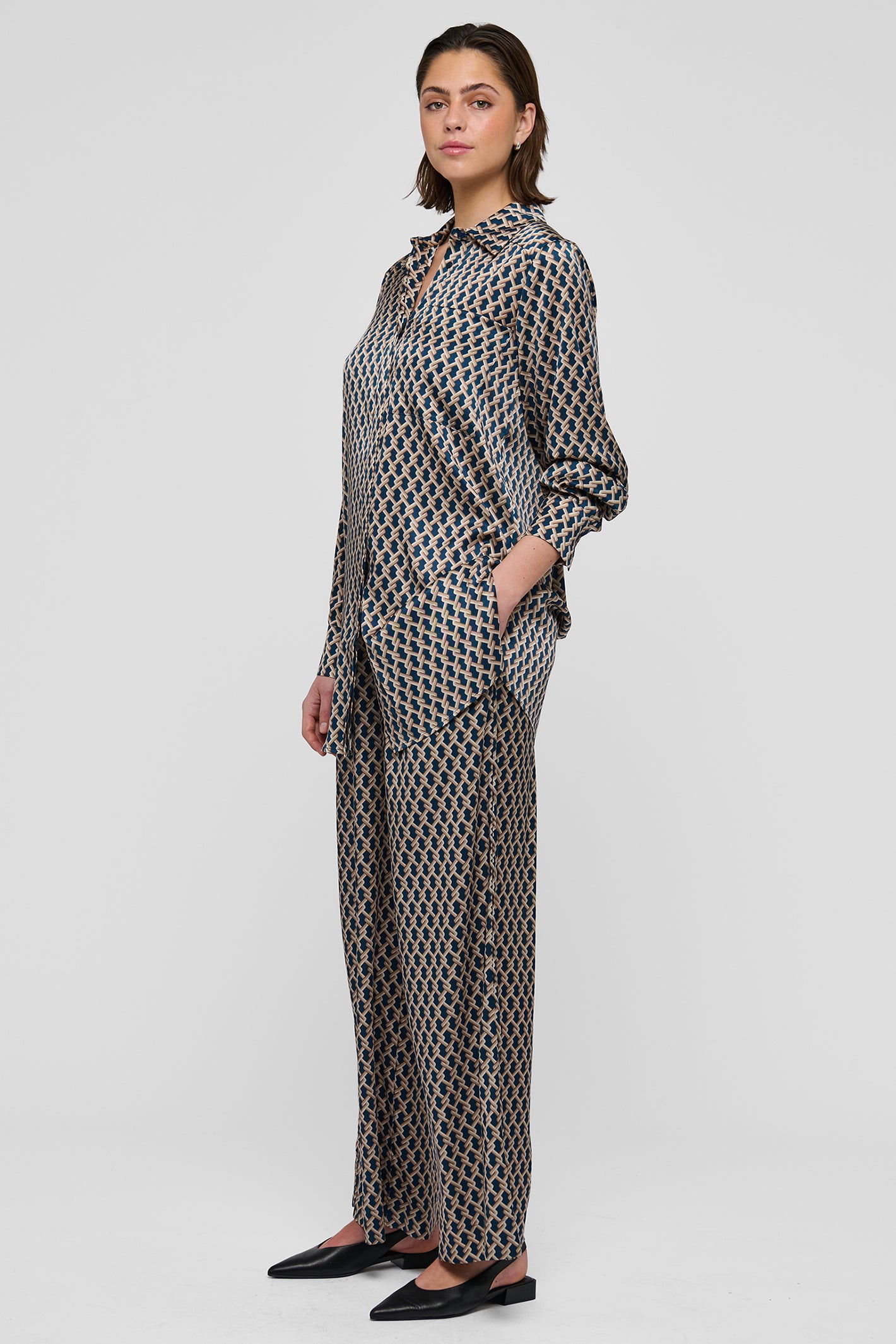 Dea Kudibal MargoDEA 0420126 Tangle Biscotti Elasticated Trousers