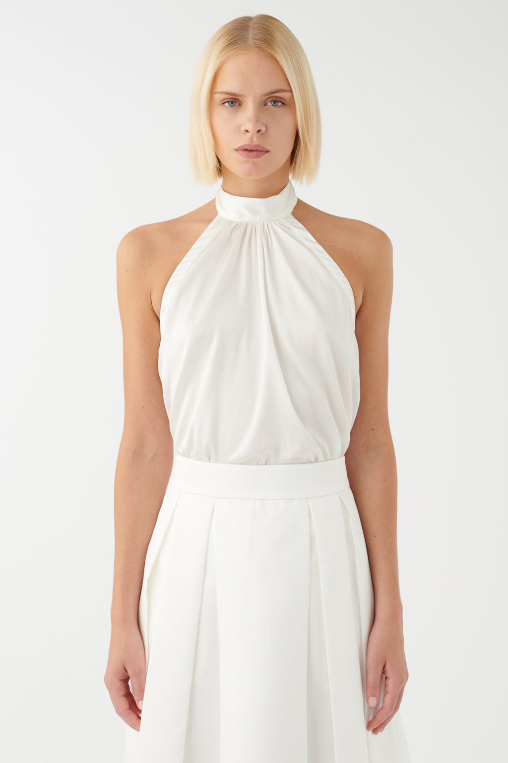 Dea Kudibal NikkiDEA 0700424 White Halterneck Top, front view