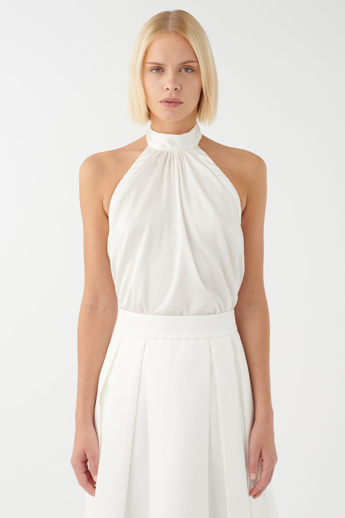 Dea Kudibal NikkiDEA 0700424 White Halterneck Top, front view