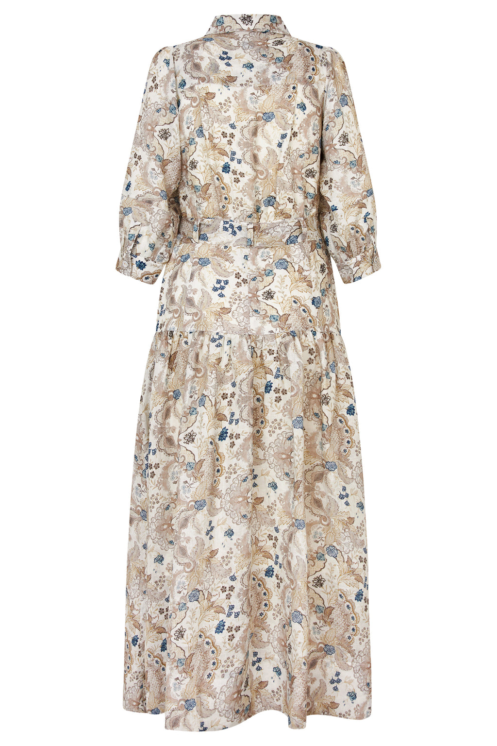 Dea Kudibal PalmaDEA NS 1390126 Biscotti Petite Fleur Print Collar Dress