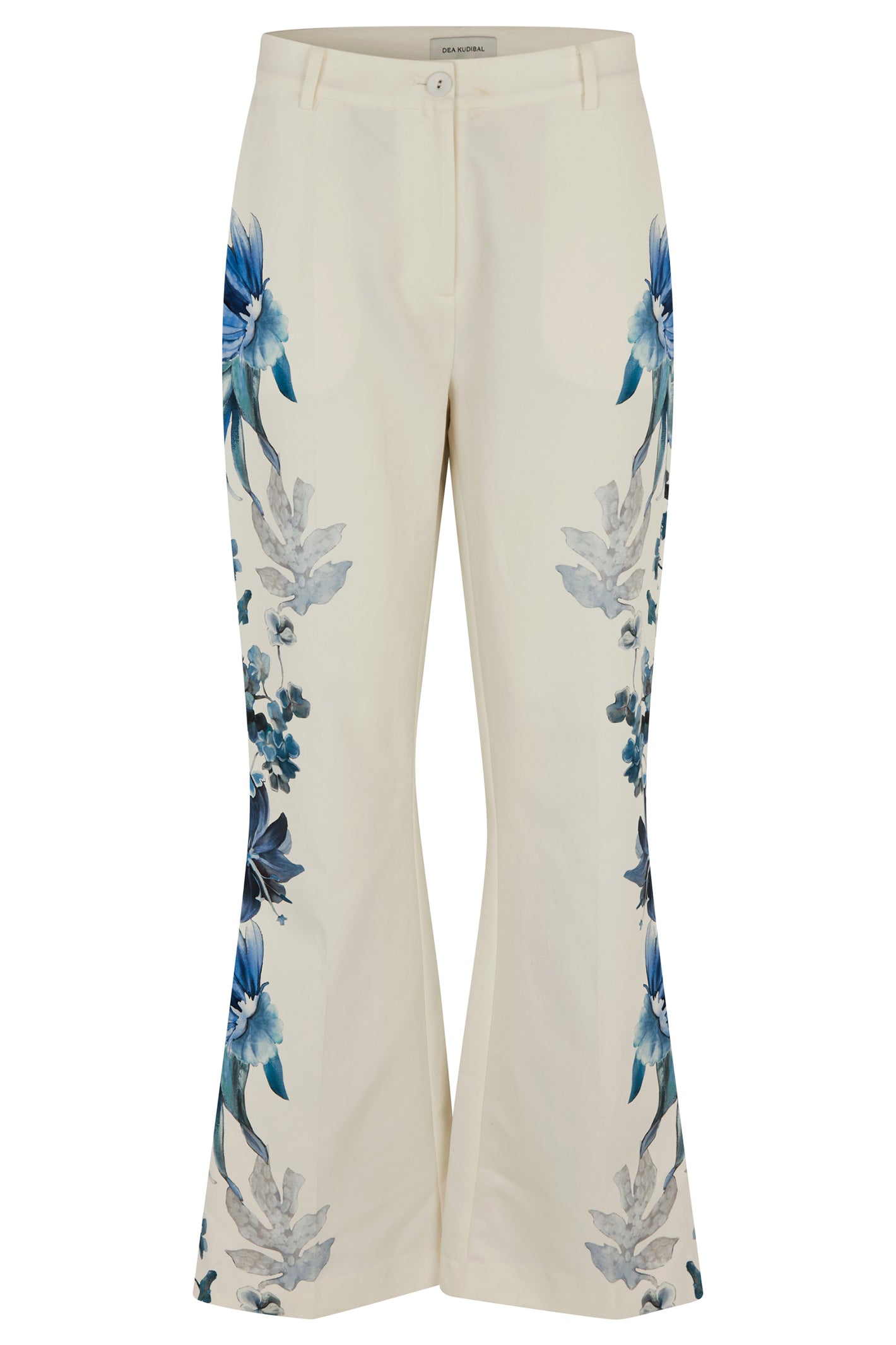 Dea Kudibal RihannaDEA 0150126 Belladonna Midnight Cotton Silk Flared Trousers