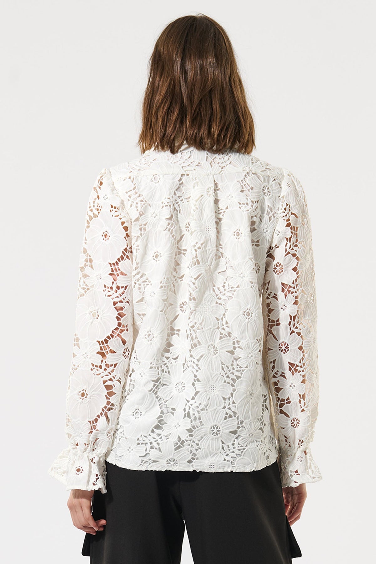 Dea Kudibal RikkaDEA 0570125 Natural White Lace Blouse, back view