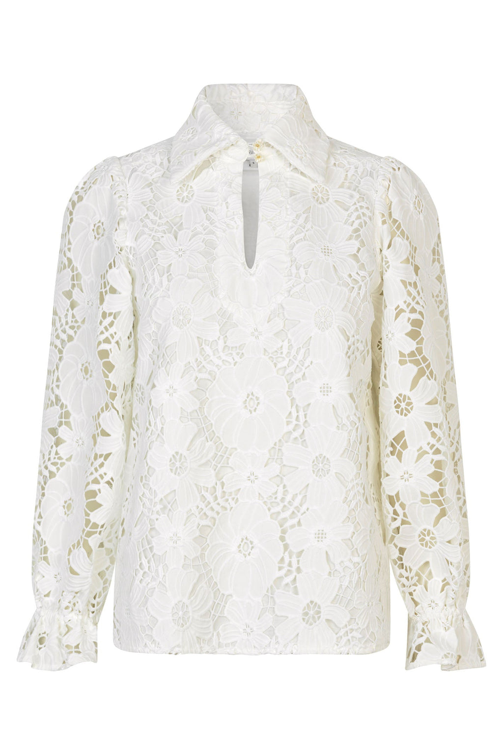 Dea Kudibal RikkaDEA 0570125 Natural White Lace Blouse, product front view