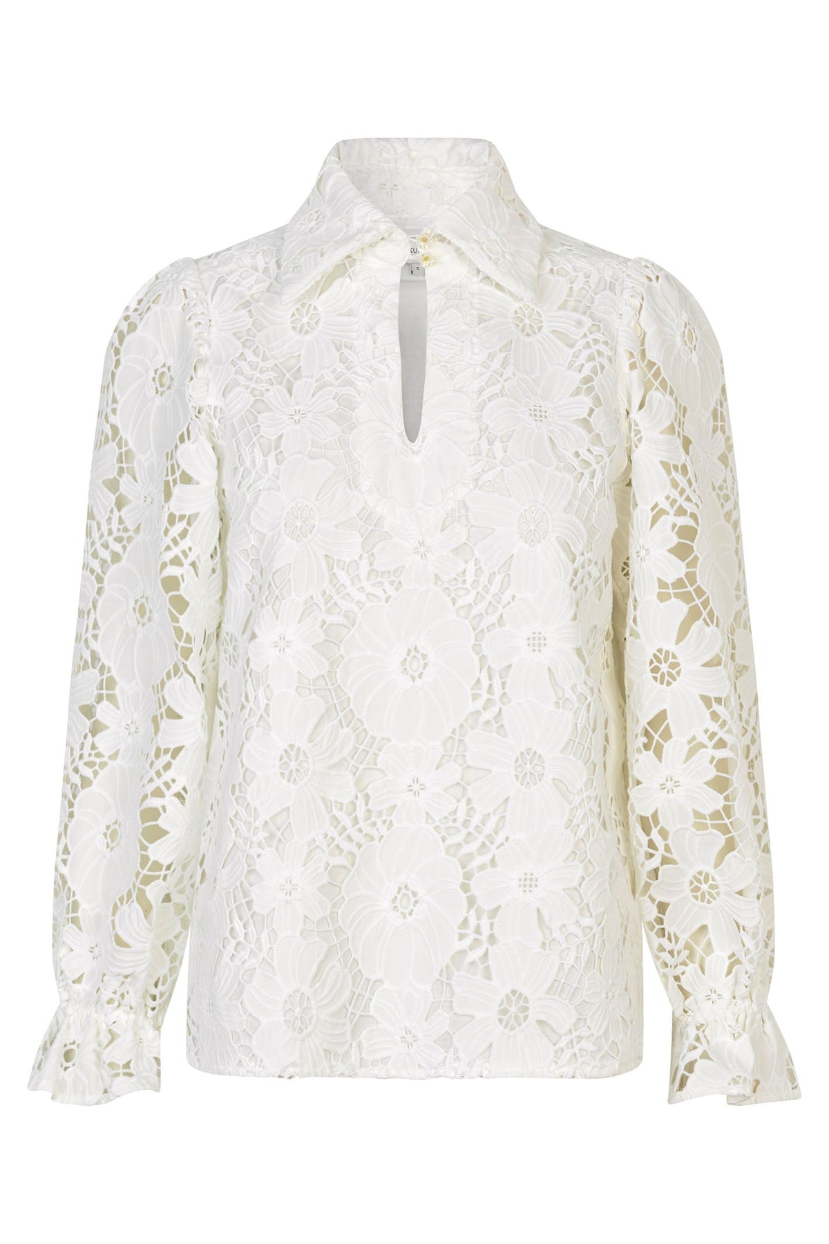 Dea Kudibal RikkaDEA 0570125 Natural White Lace Blouse, product front view