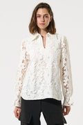 Dea Kudibal RikkaDEA 0570125 Natural White Lace Blouse, front view