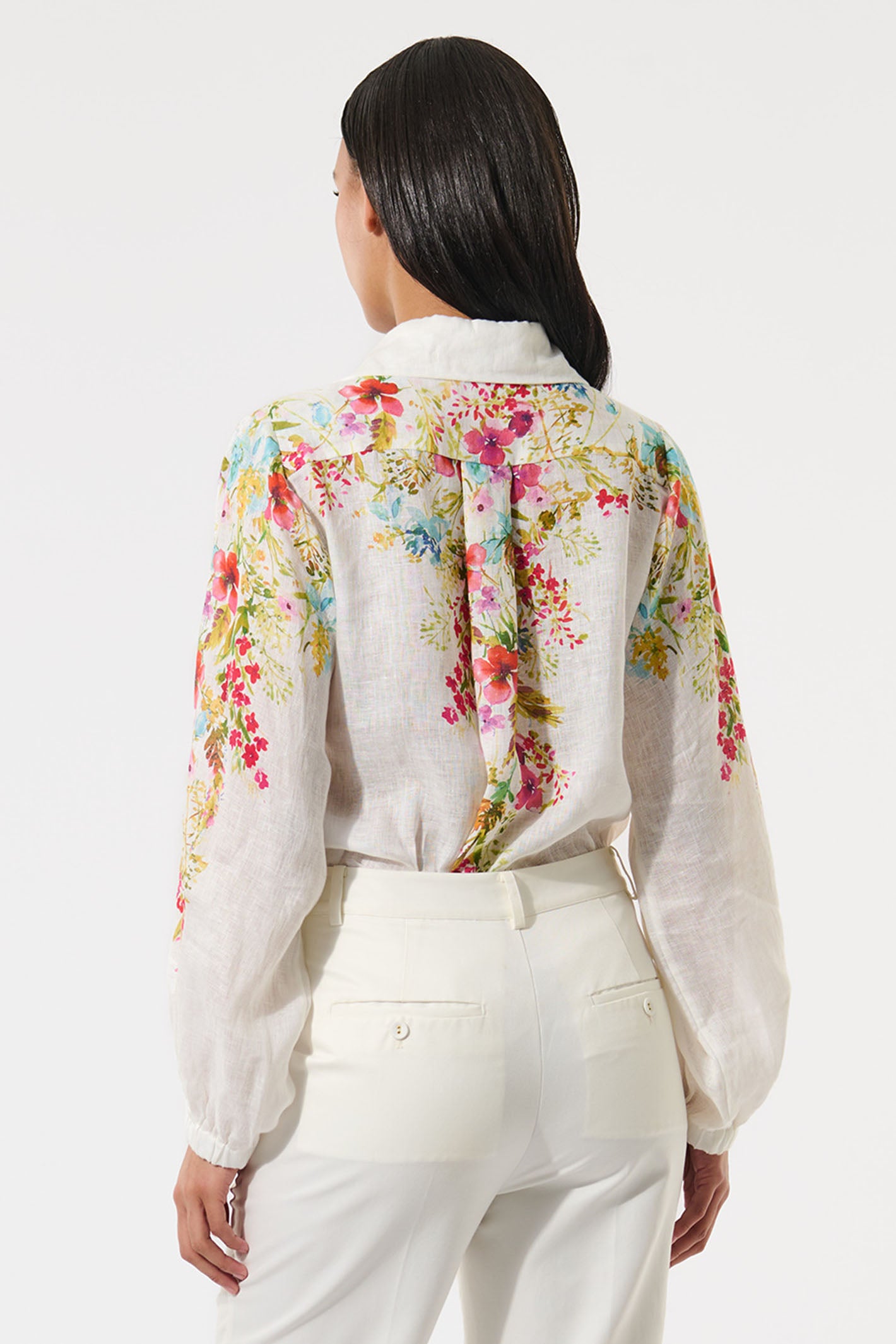 Dea Kudibal 0660125 SiomaDEA Poetic Floral Print Linen Shirt